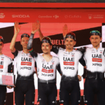 UAE Team Emirates-XRG win the team time trial at the Vuelta a España Stage 5