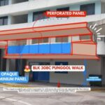 Sun Xueling updates residents on shelter upgrading works at Blk 308C Punggol Walk