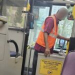 Rain or shine: Bus driver wins hearts by sheltering passengers with umbrellas