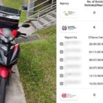 Foreign-registered bike with 6 unpaid fines suspected to be engaged in illegal food delivery in Singapore